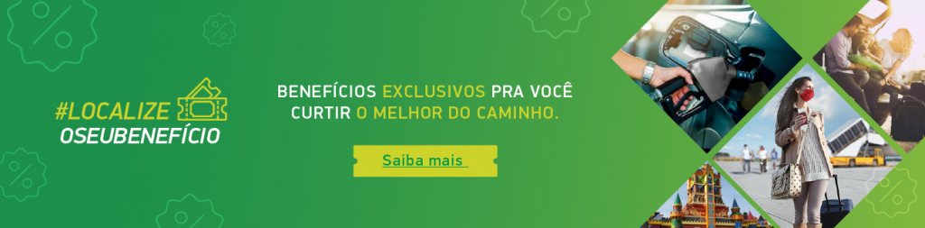 Banner da página de ofertas da Localiza. Basta clicar para conhecer as ofertas de parcerias entre a Localiza e outras empresas para benefícios dos clientes Localiza. Necessário clicar para conhecer as ofertas.