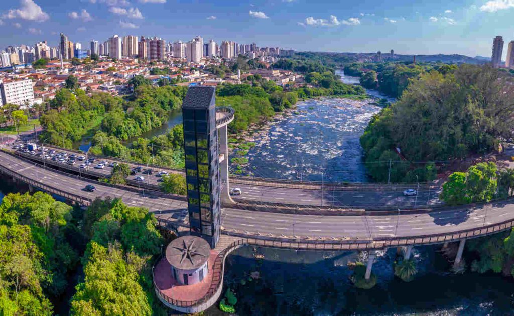 Mirante da ponte Piracicaba